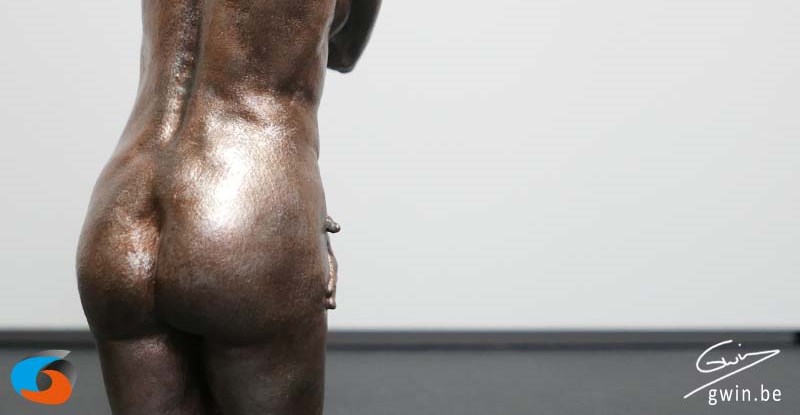 Bronzen beeld - 3Dbeeld bronslook