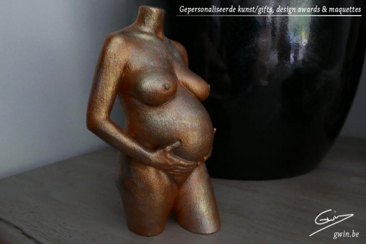 Zwangerschapsbeeldje - Zwangereschapsbuik - 3D print - 3D fotografie - buik print - impression ventre