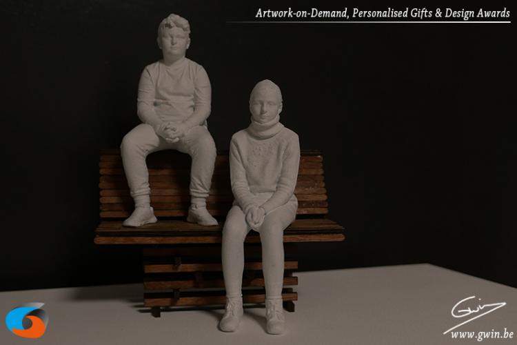 3D-beeldje laten maken van jezelf - 3D-selfie 3D-printen - sculptuur