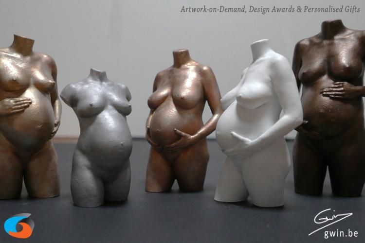 Zwangerschapsbuikje - Zwangere buik - 3D print - 3D fotografie - buik print - print belly